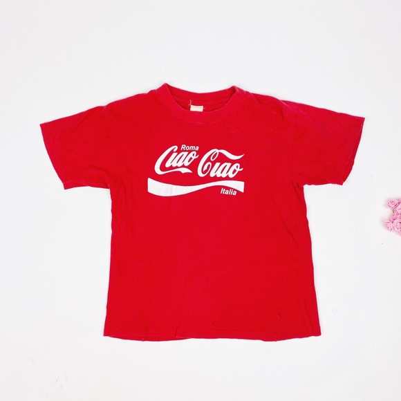 💖 SOLD 💖 Vintage Ciao Ciao / Coca Cola Shirt Top - Picture 2 of 4